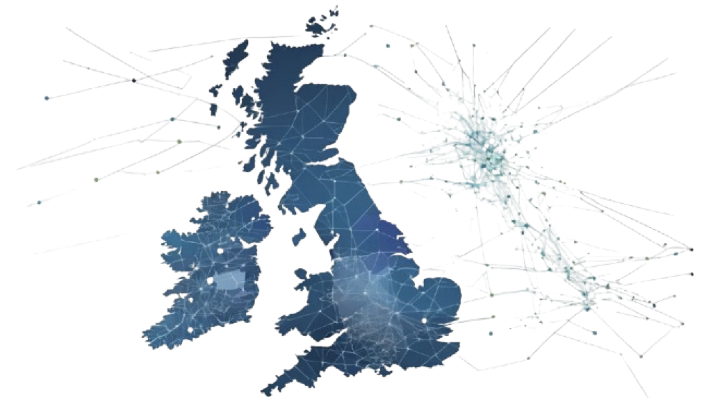 Mapdata.uk mapping platform showing Ordnance Survey and MasterMap data for a UK site